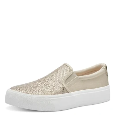 Afbeelding van Tamaris 1 24718 42 Damessneakers, Lt Gold Glam, 38 EU