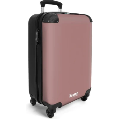 Afbeelding van NoBoringSuitcases.com® Roze handbagage koffer Koffers 55x35x25
