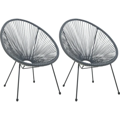 Afbeelding van INOSIGN Stoel ronde kuipzitting in een (set, 2 stuks)