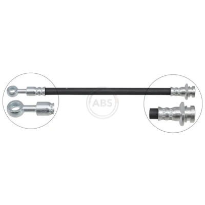 Afbeelding van A.B.S. SL 1565 Remslang 261mm INN M10x1.0 SUZUKI: Baleno II Hatchback (FW, EW) 1.2 Hybrid, 1.0, 2016