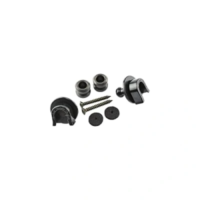 Afbeelding van Fender® &quot;Security Strap Locks&quot; set met houders voor gitaarriem kleur: zwart