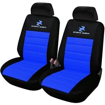 Afbeelding van WOLTU AS7256 2 Universele Autostoelhoes voor stoelen, Zwart Blauw