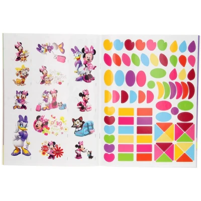 Afbeelding van Minnie Mouse Stickeren Kleurboek