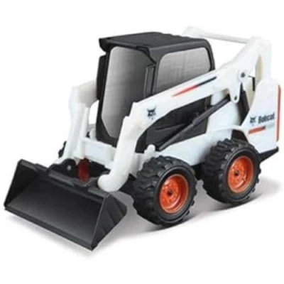Afbeelding van Bburago B18 31801 Gegoten Bobcat schranklader met werkende emmer verzamelbaar modelspeelgoed 1:50 schaal 10 cm S590 W, verschillende ontwerpen en kleuren