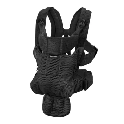 Afbeelding van BabyBjörn Draagzak Move 3D Mesh Zwart Buikdrager Ergonomisch Extra lendesteun Ademend