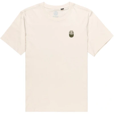 Afbeelding van Element Ambition À Manches Courtes Tshirt print, Heren, Maat: Medium, Off white