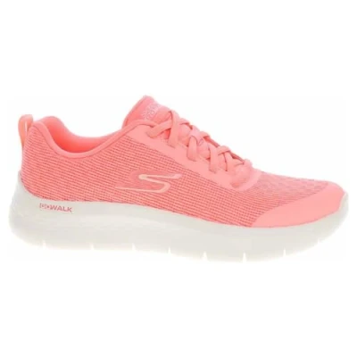 Afbeelding van Skechers Dames GO Walk Flex Viva, Hot Pink Textiel/Trim, 4.5 UK, Textiel Trim, 37.5 EU