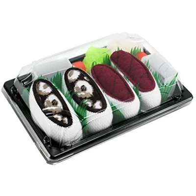 Afbeelding van Rainbow Socks Man Vrouw Sushi Box Tonijn Octopus 2 Paar Maat EU 41 46