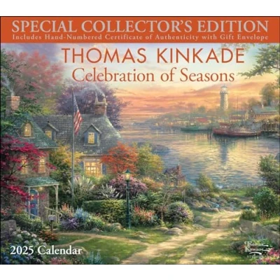 Afbeelding van Thomas Kinkade Special Collector&#039;s Edition 2025 Deluxe Wall Calendar with Print