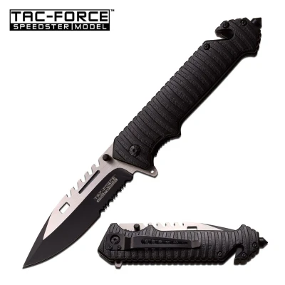 Afbeelding van Tac Force Army Reddingsmes Zwart