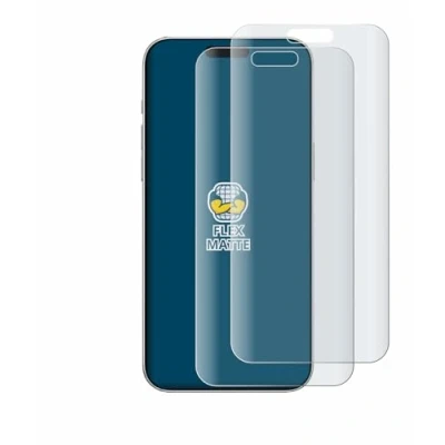 Afbeelding van BROTECT Full Cover Antireflecterende Screen Protector voor Apple iPhone 16 Pro Max (2 Stuks) Schermbeschermer, Protector, Mat