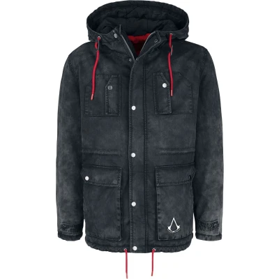 Afbeelding van Assassin&#039;s Creed Assassin Parka zwart S Katoen Fan merch, Gaming, Ubisoft