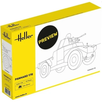 Afbeelding van 1:35 Heller 30325 Panhard 178 AMD 35 Plastic Modelbouwpakket