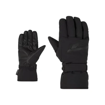 Afbeelding van Ziener GORDANUS skihandschoenen/wintersport waterdicht, PFC vrij, zwart/grafiet, 9