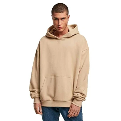 Afbeelding van Build Your Brand Heren Ultra Heavy Hoody capuchontrui, Unionbeige, XL