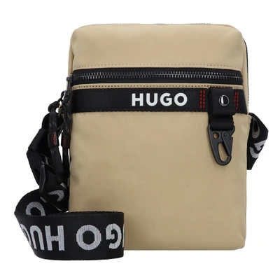 Afbeelding van HUGO Dusky Unisex Schoudertas, Maat: One Size, Open beige