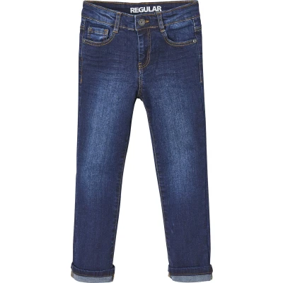 Afbeelding van Vertbaudet Rechte jeans voor jongens MorphologiK &quot;waterless&quot; met heupomtrek Medium
