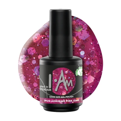 Afbeelding van Soak Off Gel Polish #129 Admiring Pink (15ml)