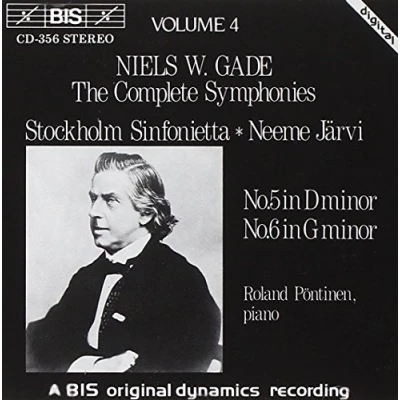 Afbeelding van Roland Pöntinen, Stockholm Sinfonietta, Neeme Järvi Gade: The Complete Symphonies, Vol.4 (CD)