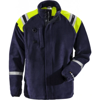 Afbeelding van Fristads Flamestat Fleecejack 4073 Atf Donker marineblauw