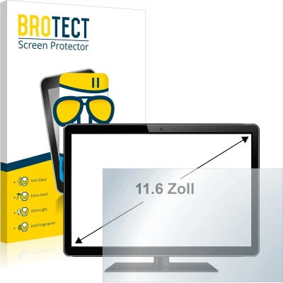 Afbeelding van BROTECT Screenprotector voor Industriële Monitoren met 11.6 inch Schermen [256 mm x 144 mm, 16:9] Folie Beschermfolie Beschermglas matte
