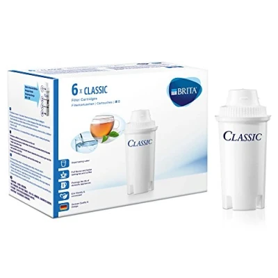 Afbeelding van BRITA Classic Cartridge filters, verpakking van 6, wit, 10 x cm