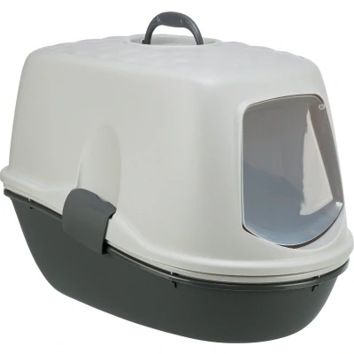Afbeelding van Trixie Berto Kattenbak Overdekt Met Zeef Scheidingssysteem Taupe 59X39X42 CM
