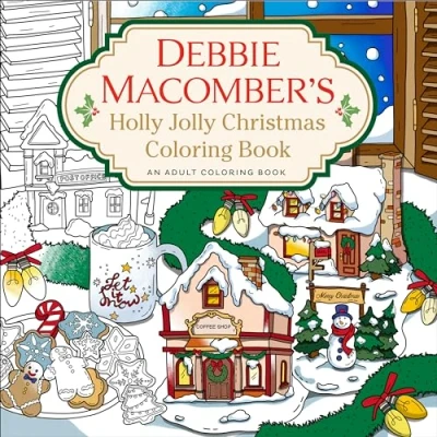 Afbeelding van Debbie Macomber&#039;s Holly Jolly Christmas Coloring Book: An Adult Book