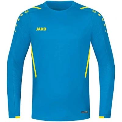 Afbeelding van JAKO Sweater Challenge blauw/fluogeel
