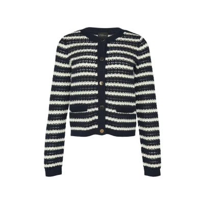 Afbeelding van s.Oliver BLACK LABEL gebreid vest marine