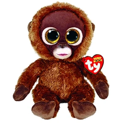 Afbeelding van Ty Beanie Boos Knuffel Aapje Chessie 15 Cm