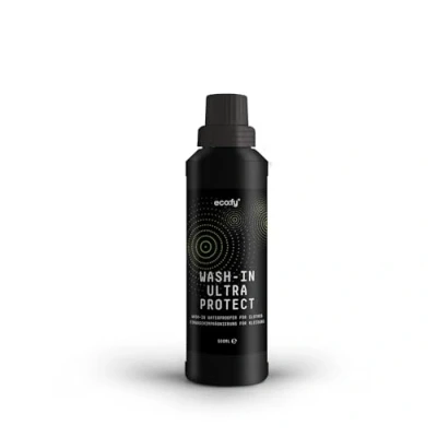 Afbeelding van eco:fy Wash In Ultra Protect impregneermiddel, textielimpregnatie voor outdoor en functionele kleding, katoen, synthetisch membraan, leer, Gore Tex Sympatex Softshell
