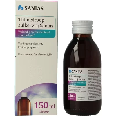 Afbeelding van Thijmsiroop Sanias Suikervrij