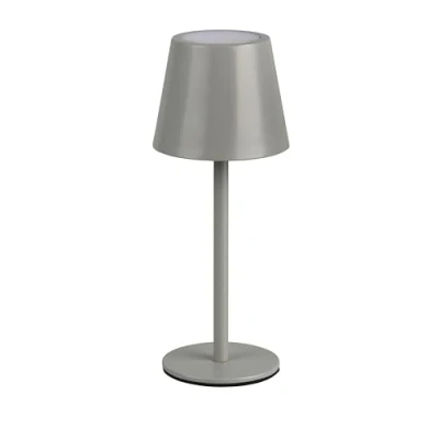 Afbeelding van Trio Oplaadbare tafellamp Diaz grijs R55961177