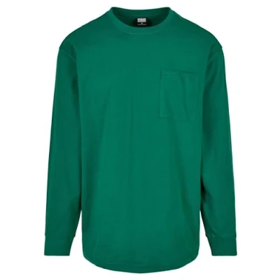 Afbeelding van Urban Classics Heavy Oversized Longsleeve, Heren, Maat: Large, Green