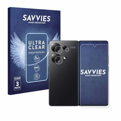 Afbeelding van Savvies (6 Stuks) Schermbeschermer voor Xiaomi Redmi Note 13 Pro 4G (Voor+Camera) Screen Protector Ultra Transparant
