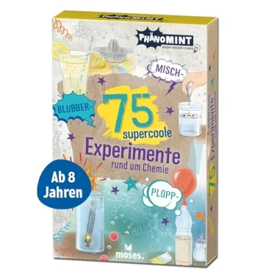 Afbeelding van PhänoMINT 75 supercoole Blubber Zisch Misch Plopp Experimente: Rund um die Chemie