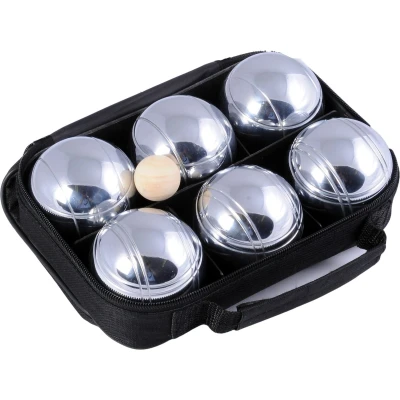 Afbeelding van Jeu de Boules 6 bals nylon tas 3x2 ballen 720gr