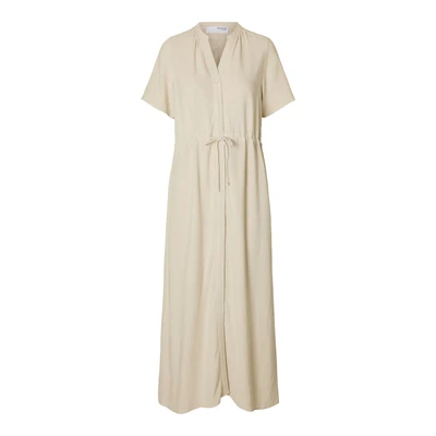 Afbeelding van Selected Femme Maxijurk, Dames, Maat: 36, Sandshell