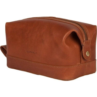 Afbeelding van Burkely Vintage Riley Toilettas Cognac