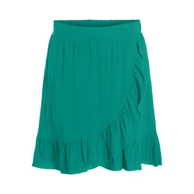 Afbeelding van VILA Vipaya WRAP NOOS Wikkelrok, Dames, Maat: 42, Alhambra