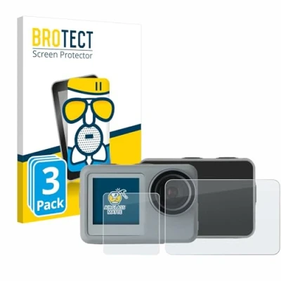 Afbeelding van BROTECT Screenprotector voor Rollei Actioncam 9s Plus Folie Beschermfolie Beschermglas matte (3 Stuks)