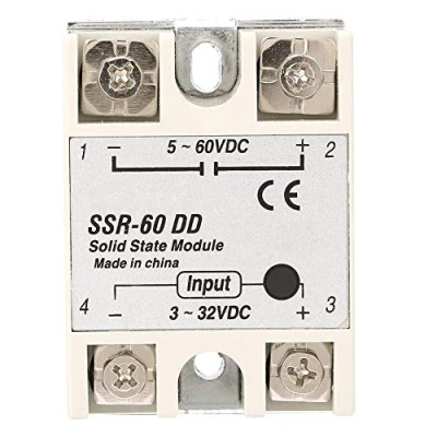 Afbeelding van Keenso SSR 60DD 3 32VDC aan 5 110VDC 60A Output Huidige DC Solid State Relais Module voor Industrieel Automatiseringsproces