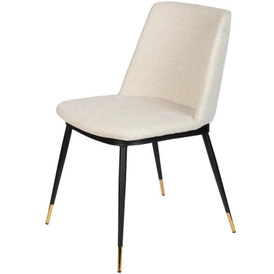 Afbeelding van Puur Larvik eetkamerstoel Stof beige