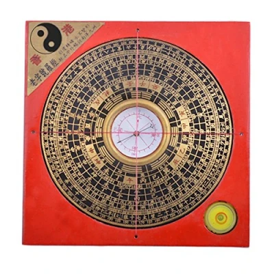 Afbeelding van 4.3 Inch Feng Shui Kompas Luo Pan/Lou Pan Tool W Gratis Mxsabrina Rode String Armband G7011