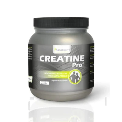 Afbeelding van SanaExpert creatine Pro (Creapure), sports drink for 215 servings, 100% monohydrate, powder, highly soluble, climate neutral, 650 g (1)
