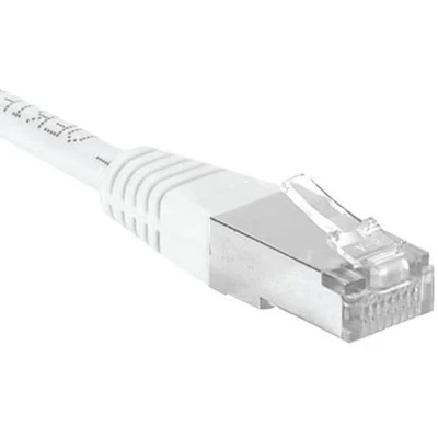 Afbeelding van Netwerkkabel DEXLAN RJ45 CAT 6A F/UTP wit 0.5 M