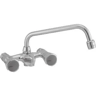 Afbeelding van Venlo Nimbus II Messing Eco douchemengkraan met omstel 120 mm