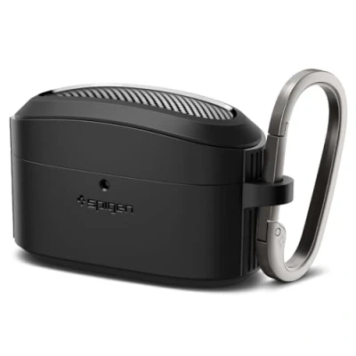 Afbeelding van Spigen Ultra Rugged Armor Hoes Compatibel met Sony WF 1000XM5 (2023) Mat Zwart