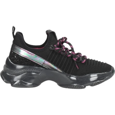 Afbeelding van Steve Madden Jmaxima Sneakers laag voor kinderen, Maat: 34, Zwart Textiel